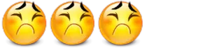 😔 traurig, emoticon, gesicht, emoji whatsapp sticker