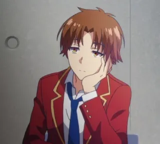 🌟 Ayanokoji Kiyotaka Classroom of the Elite Anime, Classroom of the Elite, Ayanokoji Kiyotaka, Personnage, Portrait whatsapp sticker