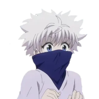 👀 Killua Hunter x Hunter anime, killua, hunter x hunter, hxh, cartoon telegram sticker