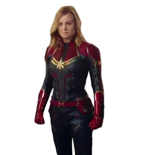 😠 Captain Marvel 惊奇队长, 超级英雄, 漫威, 女性, 漫画, 电影 telegram sticker