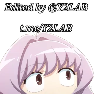 ℹ Edited by @Y2LAB
t.me/Y2LAB telegram sticker