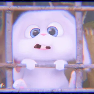 🐰 Snowball The Secret Life of Pets kelinci, imut, kartun, binatang, hewan peliharaan telegram sticker
