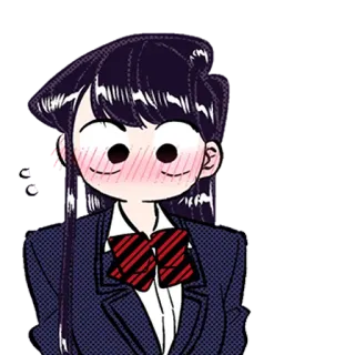 😳 Komi Shouko Komi Can't Communicate Anime, Manga, Carino, Uniforme scolastica, Komi Can't Communicate, Komi Shouko whatsapp sticker