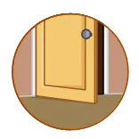 😨 porta, abertura, saída, entrada, casa telegram sticker