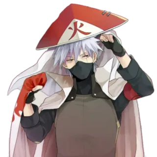 🥷 Kakashi Hatake Naruto anime, kakashi, naruto, hokage, character, ninja telegram sticker