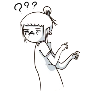 😒 การ์ตูน, ตัวละคร, ภาพวาด, สติกเกอร์, ตลก, ภาพประกอบ telegram sticker