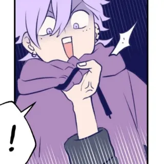⚓️ Anime, Cartoon, Süß, Schock, Ausruf whatsapp sticker