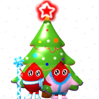 🎄 sapin de Noël, fêtes, hiver, festif, décoration, ornements telegram sticker