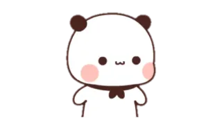 🍩 Panda, Bär, süß, kawaii, Tier telegram sticker
