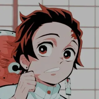 🀄 Tanjiro Kamado Demon Slayer Anime, Demon Slayer, Tanjiro, Dibujos animados telegram sticker