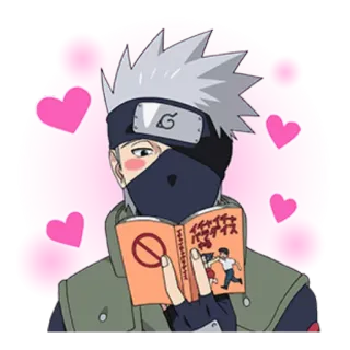 😍 Kakashi Naruto Аниме, Какаши, Наруто, Наклейка telegram sticker