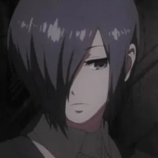 🍙 Touka Kirishima Tokyo Ghoul anime, tokyo ghoul, touka, kirishima touka, ghoul, manga, animated telegram sticker