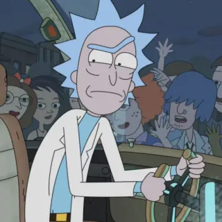 🛸 Rick Sanchez Rick and Morty Rick and Morty, Cartoon, Wissenschaft, Wissenschaftler, Erwachsenenanimation telegram sticker