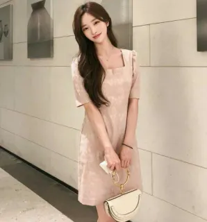 🫐 woman, dress, fashion, portrait, style, clothing, pose telegram sticker