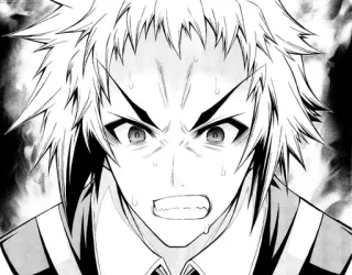 😖 Anime, Manga, Wütend, Ausdruck, Porträt, Männlich telegram sticker