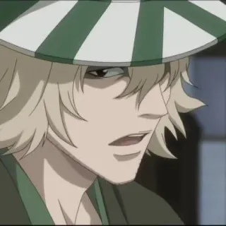 🧩 Kisuke Urahara Bleach Anime, Kisuke Urahara, Bleach, Charakter telegram sticker