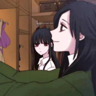🍷 anime, cartoon, animation, women, character, manga telegram sticker