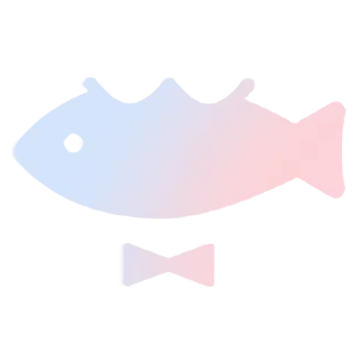 🐟 рыба, животное, вода, градиент, пиксель арт, простой telegram sticker