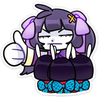 🌟 การ์ตูน, อนิเมะ, สติกเกอร์, ยกนิ้วโป้ง telegram sticker