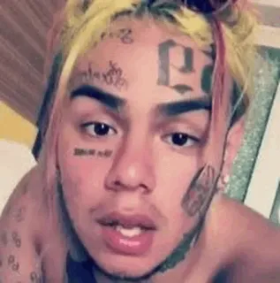 🧑‍🎤 Tekashi 6ix9ine rappeur, musique, tatouage, personne, portrait telegram sticker
