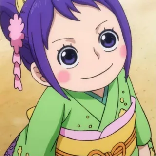😊 Kozuki Hiyori One Piece Аниме, Ван Пис, Кодзуки Хиёри, Хиёри, Мультфильм, Девушка telegram sticker