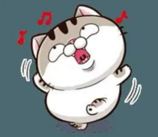 🤙 Katze, Tier, Cartoon, süß, Musik, lustig telegram sticker
