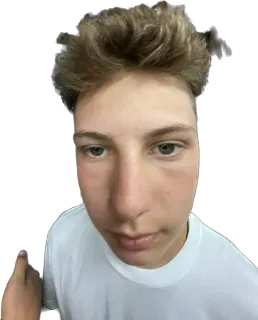 👀 pessoa, rosto, selfie, jovem, retrato telegram sticker