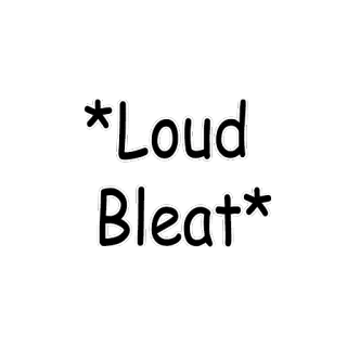 🎤 *Loud Bleat* громкий, блеяние, шум, звук, животное telegram sticker
