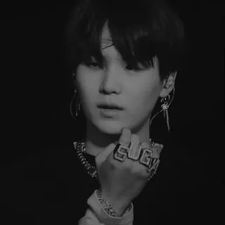🗝 Suga SUGA suga, kpop, bts, min yoongi, piosenkarz, idol telegram sticker