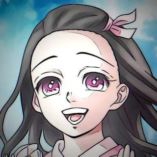 🌿 Nezuko Kamado Demon Slayer Anime, Demon Slayer, Nezuko, Nezuko Kamado, Manga, Charakter, Cartoon whatsapp sticker