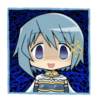 😨 Sayaka Miki Puella Magi Madoka Magica Anime, Manga, Mahō shōjo telegram sticker