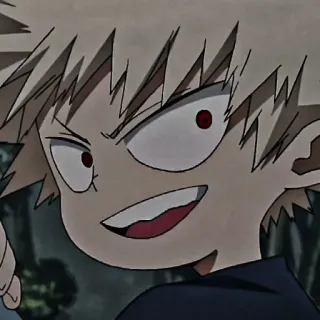 ❤️‍🔥 Bakugo Katsuki My Hero Academia Anime, Manga, My Hero Academia, Bakugo, Katsuki, Cartoon telegram sticker