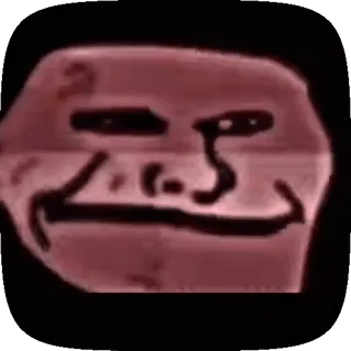 🧟 Trollface Meme, Trò đùa, Internet, Hài hước telegram sticker