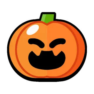😄 Kürbis, Halloween, Herbst, Feiertag, Orange telegram sticker