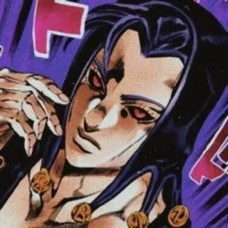👻 Bruno Bucciarati JoJo's Bizarre Adventure 애니메이션, 만화, 죠죠의 기묘한 모험, 브루노 부차라티 telegram sticker