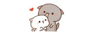 🫖 gatto, carino, animali, cartoni animati, adesivo telegram sticker