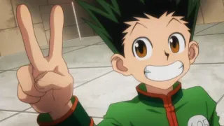 👌 Gon Freecss Hunter x Hunter Anime, Personaggio, Gon, Gon Freecss, Hunter x Hunter, Segno di pace telegram sticker