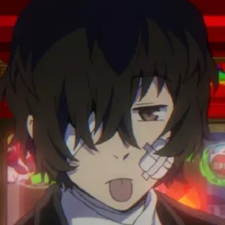 🥀 Osamu Dazai Bungo Stray Dogs anime, bungo stray dogs, osamu dazai, dazai, bandages telegram sticker