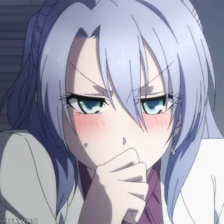 🌡 动漫, 女孩, 表情, 肖像, 角色 telegram sticker
