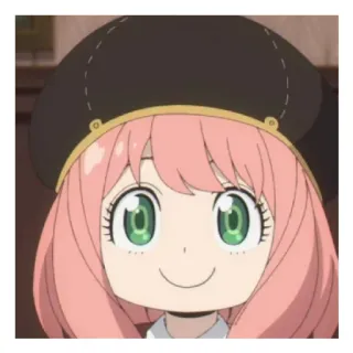 😄 Anya Forger Spy x Family Anime, Spy x Family, Anya Forger, Dibujos animados, Lindo whatsapp sticker