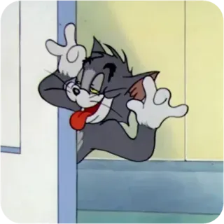 😴 Tom Cat Tom and Jerry cartoon, cat, funny, silly whatsapp sticker