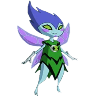 😍 Atomix Ben 10 мультфильм, персонаж, инопланетянин, фея telegram sticker