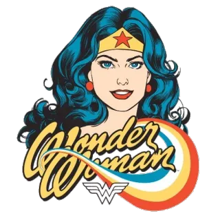 😊 Wonder Woman Wonder Woman, DC Comics, Superhéroe, Personaje de cómic telegram sticker