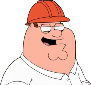 😀 Peter Griffin Family Guy 彼得·格里芬, 恶搞之家, 卡通, 搞笑, 动画 telegram sticker