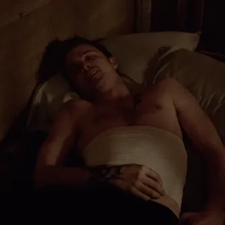 🚬 Tyler Durden Fight Club Brad Pitt, Tyler Durden, Fight Club, movie, cinema, bed, relaxing telegram sticker
