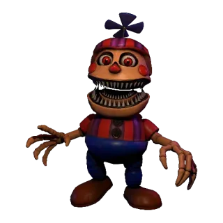 🌟 Balloon Boy Five Nights at Freddy's horror, video game, animatronic, monster telegram sticker