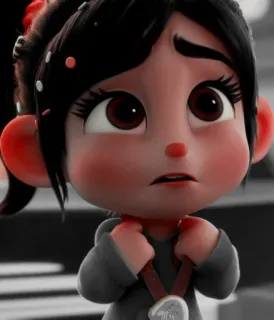 🦋 Vanellope von Schweetz Wreck-It Ralph cartoon, disney, animation, movie, vanellope, wreck it ralph whatsapp sticker