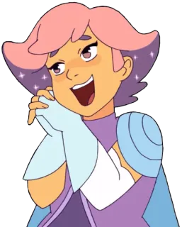 🤤 Glimmer She-Ra and the Princesses of Power Glimmer, She-Ra, cartoon, animated, character telegram sticker