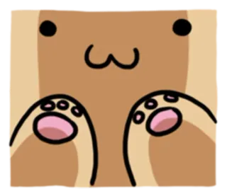 👀 mignon, dessin animé, kawaii, animal, ours, autocollant whatsapp sticker