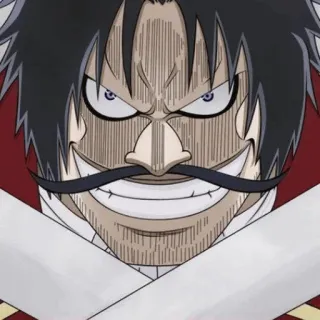 🪐 Gol D. Roger One Piece Gol D. Roger, One Piece, anime, pirate, captain telegram sticker